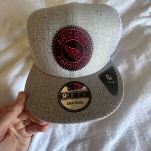 New Era Gray and Red Arizona Cardinals 9FIFTY Snapback